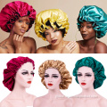 Wig Thread Custom Silk Double Layer Soft Sleep Satin Bonnets Factory